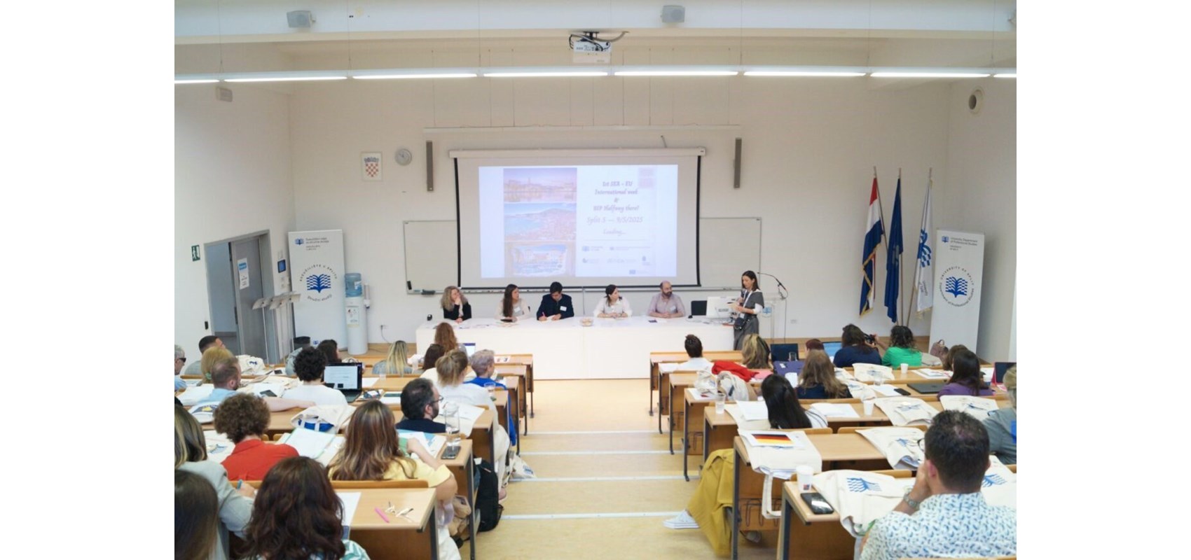 Održan prvi SEA-EU međunarodni tjedan na Sveučilištu u Splitu uz Erasmus+ kombinirani intenzivni program Halfway there? Reaching the Goal of 50% Mobility